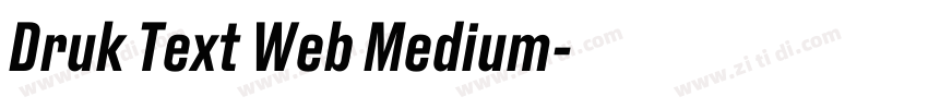 Druk Text Web Medium字体转换 Druk Text Web Medium字体转换